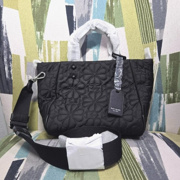 Kate Spade New York Tilly Quilted Small Tote Bag Woman's Handbag Crossbody - Picture 2 of 15